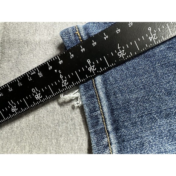 Risen Womens Jeans Size 9 VINTAGE WASHED STRAIGHT LEG JEANS- RDP1268 Distressed - Picture 8 of 10